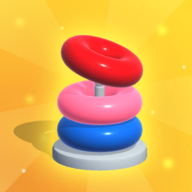 彩色铁环堆叠（Color Hoop Stack）