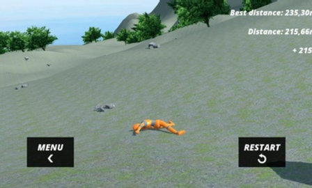 摩托物理下山模拟器（Motorcycle Ragdoll Fall）
