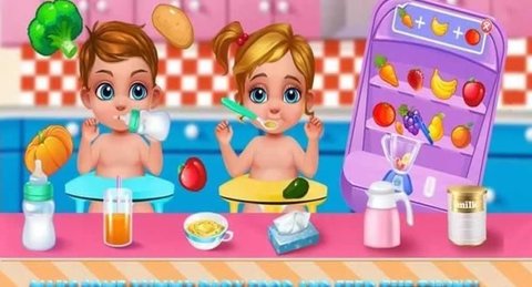 甜蜜双胞胎游戏（Newborn Sweet Baby Twins）