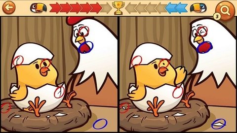 请你来找茬小游戏