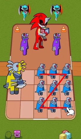 合并怪兽彩虹防御（Merge Monster: Rainbow Defense）