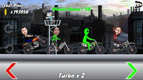 摩托车面部比赛（Motorcycle Face Race）