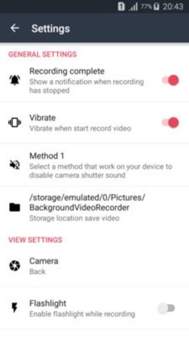 后台录像机（Background Video Recorder）