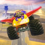 越野卡车飞行冲刺游戏 （Offroad Flying Monster Truck Driving）
