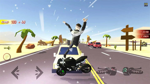 狂野的摩托车司机（Moto Mad Racing）