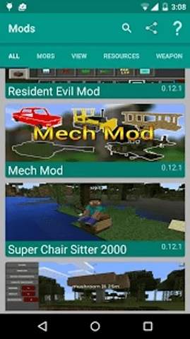 mods for minecraft（Mods MCPE）