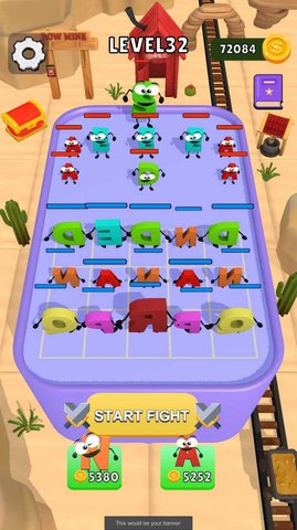 字母合并冒险（merge alphabet）