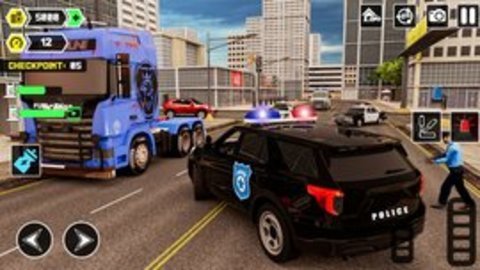 战术小队警察模拟器（City Police Driving Car Simulator）