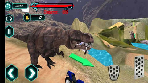 迪诺快速自行车比赛游戏（Dino Fast Bike Racing）