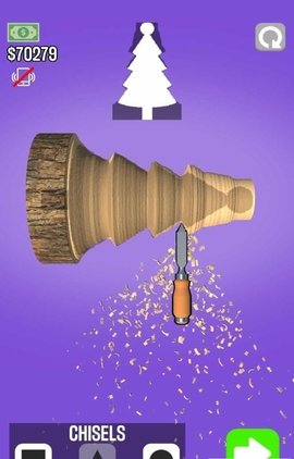 木头雕刻小游戏(Wood Turning - Woodturning Simulator)