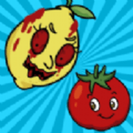 Scary Fruit Lemon and Tomato游戏
