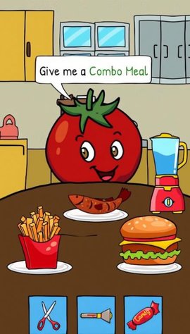 Scary Fruit Lemon and Tomato游戏
