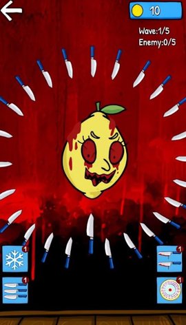 Scary Fruit Lemon and Tomato游戏