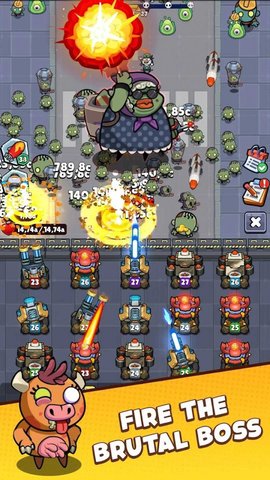 合并大炮空闲僵尸战争（Merge Cannon）