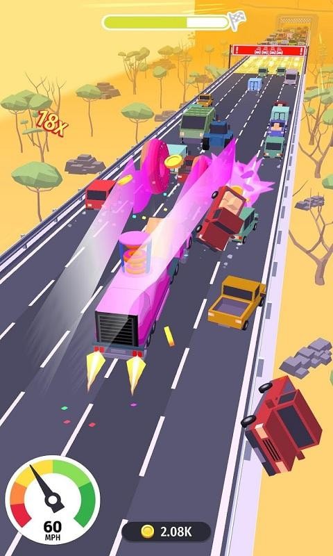 横冲直撞粉碎公路手游