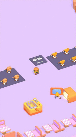 零食大战竞技场游戏（Junk Food Battle Arena）
