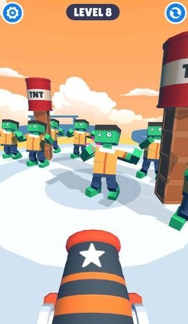 趣味大炮僵尸3D（Funny Cannon Zombie 3D）
