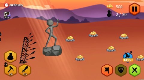 火柴人棍棒之战游戏（Stickman Battle 3）