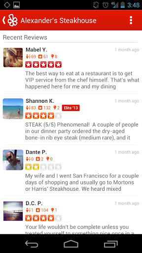 yelp手机版