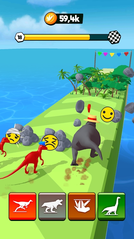 侏罗纪变身赛游戏