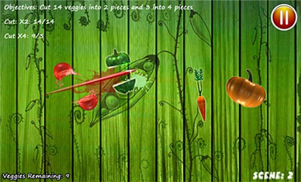 功夫切蔬菜游戏