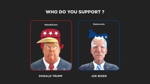 川普与拜登 川普与拜登