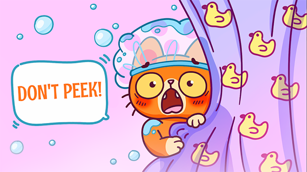 爱洗澡的辛巴 爱洗澡的辛巴