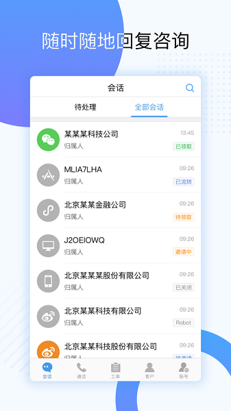 天翼云呼