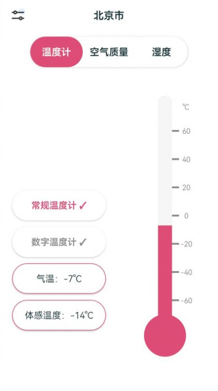 室内温湿度计