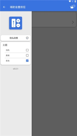 辅助音量按钮