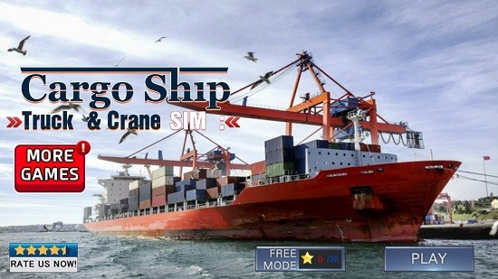 Truck Crane SIM : Cargo Ship