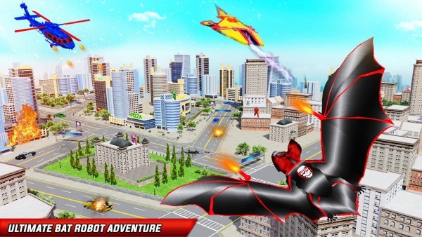 Flying Bat Bike Robot
