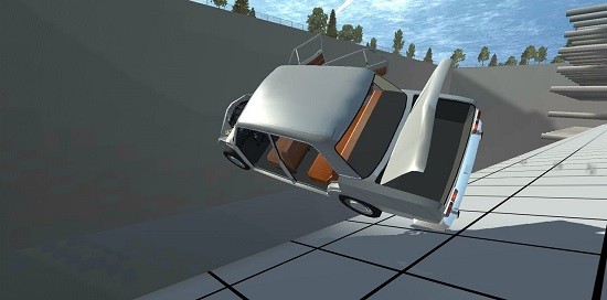 Simple Car Crash Physics Simulator Demo