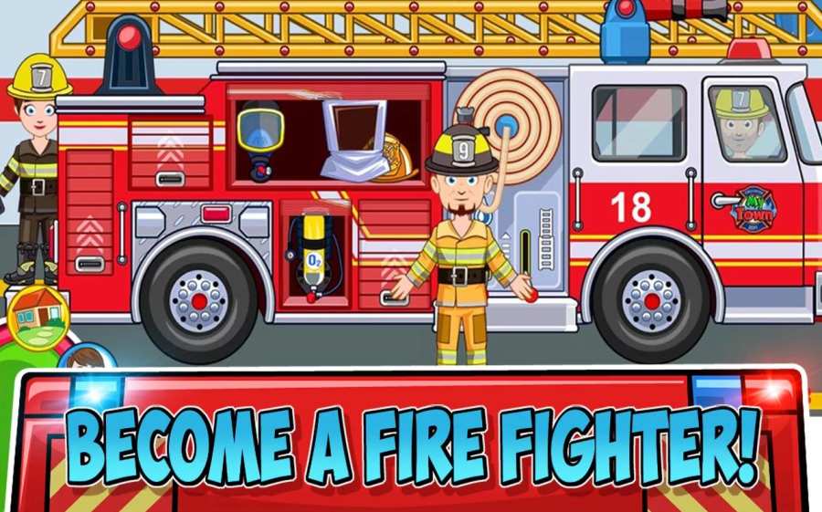My Town : Fire station Rescue