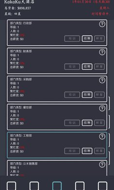 模拟经营：我的酒店