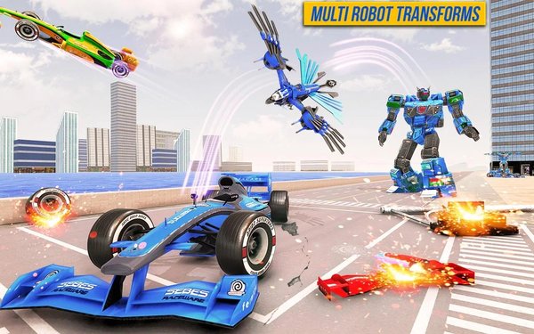 Eagle Robot Car Game