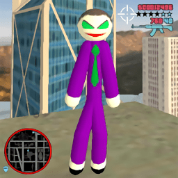 Joker Stickman Hero