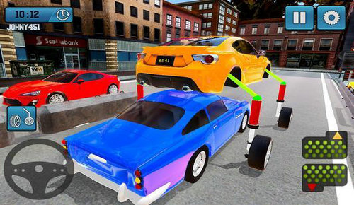 Elevated Road Car Driving Training Simulator