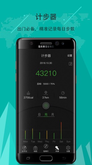 地图指南针