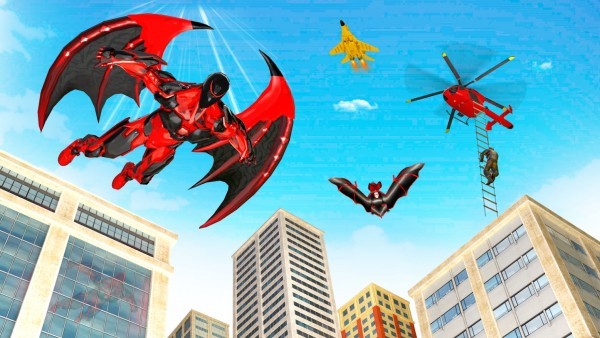 Flying Bat Bike Robot