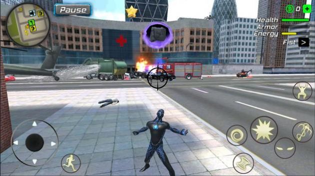 Black Hole Superhero Fighter