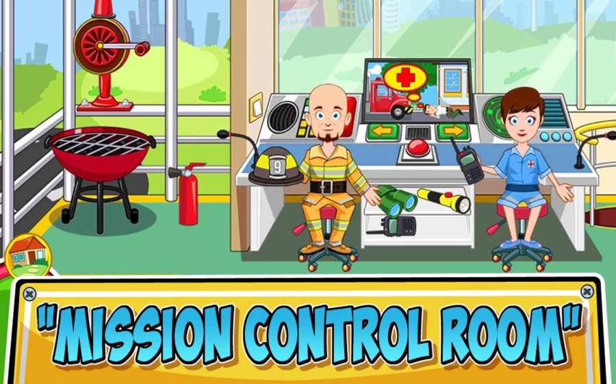 My Town : Fire station Rescue