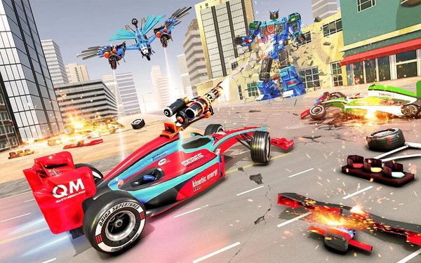 Eagle Robot Car Game