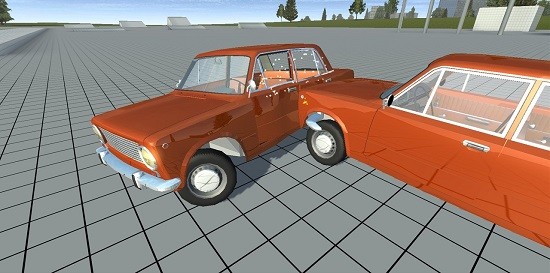 Simple Car Crash Physics Simulator Demo