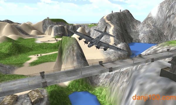 Flight Sim 3D: Army Plane