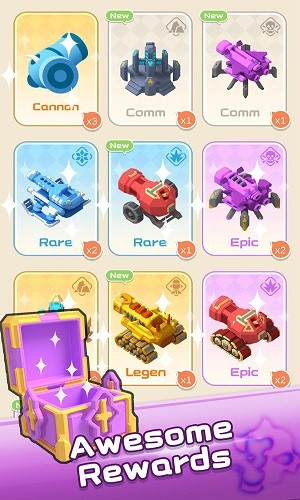 Huuuge Little Tanks - Merge Game