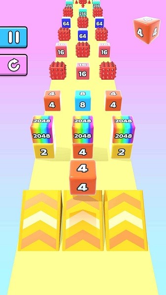 果冻运行2048(Jelly Run 2048)