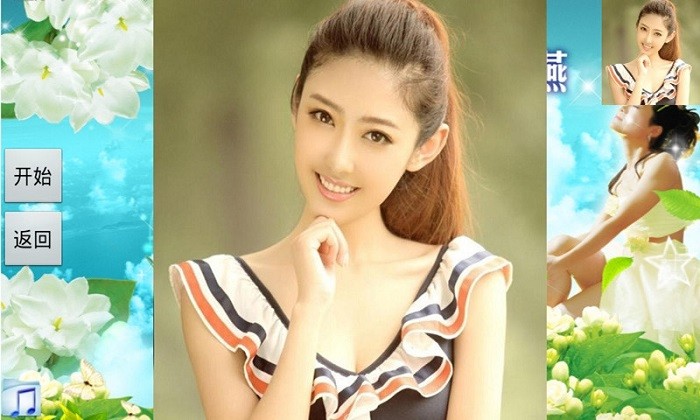 萌妹子拼图游戏