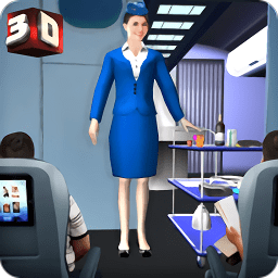 Sky Girl Flight Attendant Virtual Air Hostess Game