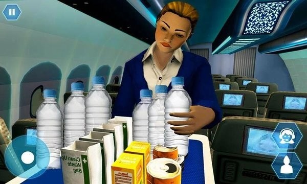 Sky Girl Flight Attendant Virtual Air Hostess Game